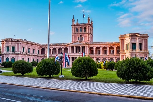 Palacio de López em Asunción histórica