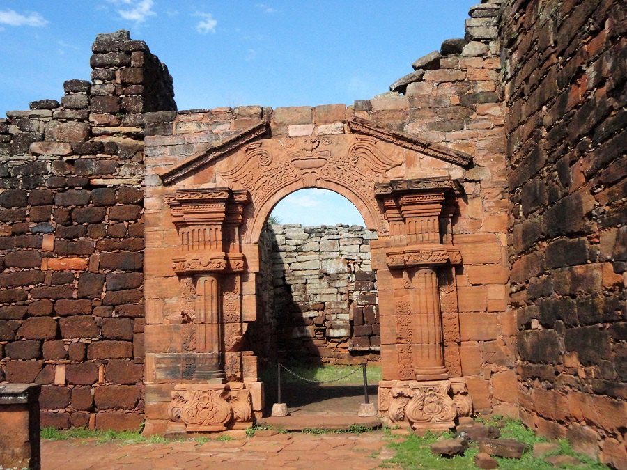 Ruínas das Misiones Jesuíticas no Paraguai